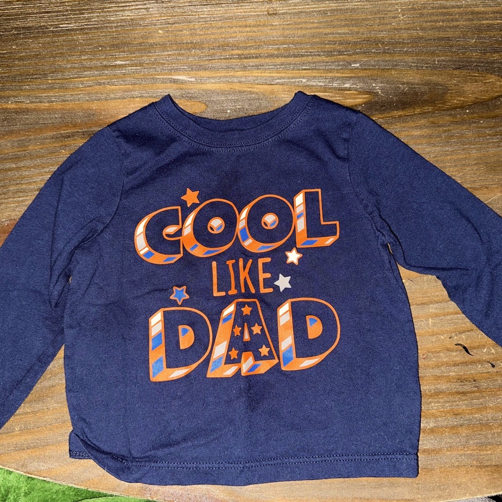 Garanimals Long Sleeve Navy Blue Shirt Toddle Boy Size 24 months